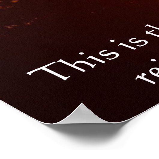 Psalm 118:24 Poster (Ecke)