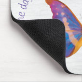 Psalm 118:24 und Wasserfarbenschmetterling Mousepad (Ecke)