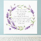 Psalm 118: 28 -119:1 Acryldruck Leinwanddruck (Insitu (Holzboden))