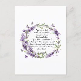 Psalm 118: 28 -119:1 postkarte