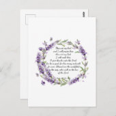 Psalm 118: 28 -119:1 postkarte (Vorne/Hinten)