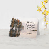 Psalm 118:6 Herr ist auf meiner Seite Ich werde ni Karte (Gelbe Blume)