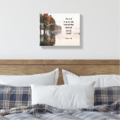 Psalm 118:6 Herr ist auf meiner Seite Ich werde ni Leinwanddruck (Insitu (Schlafzimmer))