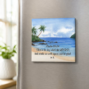 Psalm 118 Der Tag des Herrn Palmen Magnet