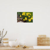 Psalm 118 Doofodil Poster (Küche)