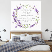 Psalm 118 Leinwand (Insitu (Schlafzimmer))