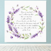 Psalm 118 Leinwand (Insitu (Holzboden))