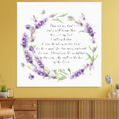 Psalm 118 Leinwand (Insitu (Wohnzimmer))