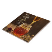 Psalm 119:103 Deine Worte sind süßer als Honig Fliese (Seite)