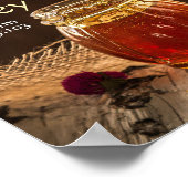 Psalm 119:103 Deine Worte sind süßer als Honig Poster (Ecke)