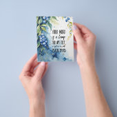 Psalm 119:105 Christliche Verse auf Bild Flyer (Gruppe)