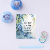 Psalm 119:105 Christliche Verse auf Bild Flyer (Einzeln)