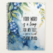 Psalm 119:105 Christliche Verse auf Bild Planer (Vorderseite)