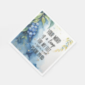 Psalm 119:105 Christliche Verse auf Bild Serviette (Ecke)