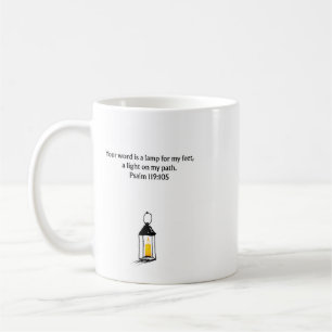 Psalm 119:105 Christlicher Becher Inspirierender Kaffeetasse