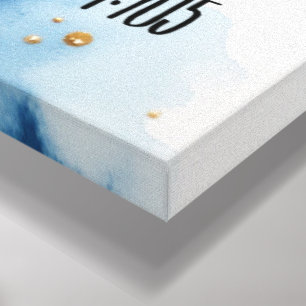Psalm 119:105 Christlicher Bibelvers auf Bild Leinwanddruck