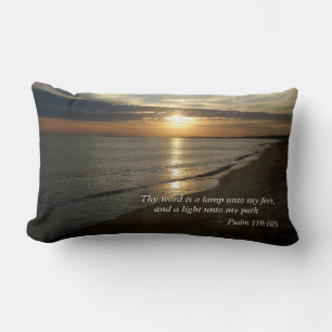 Psalm 119:105 Dein Wort ist eine Lampe Lendenkissen