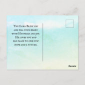 Psalm 119:105 Dein Wort ist eine Lampe zu meinen F Postkarte (Rückseite)