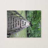 Psalm 119:105 Dein Wort ist eine Lampe zu meinen F Puzzle (Horizontal)