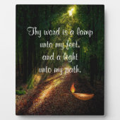 Psalm 119:105 fotoplatte (Vorderseite)