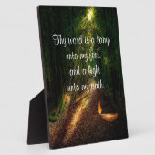 Psalm 119:105 fotoplatte (Seite)