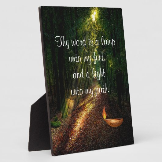 Psalm 119:105 fotoplatte (Seite)
