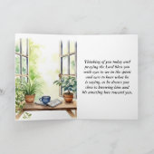 Psalm 119:105 Ihr Wort ist eine Lampe Bibel Verse Karte (Innenseite)