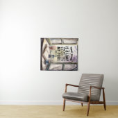 Psalm 119:105 Ihr Wort ist eine Lampe Bibel Verse Wandteppich (Beispiel (Horizontal))