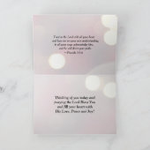 Psalm-119:105 ist Ihr Wort eine Lampe zu meinen Karte (Innenseite)