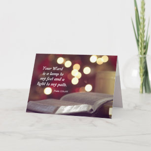 Psalm-119:105 ist Ihr Wort eine Lampe zu meinen Karte