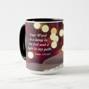 Psalm-119:105 ist Ihr Wort eine Lampe zu meinen Tasse