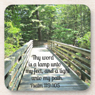 Psalm-119:105 ist Thy Wort eine Lampe… Getränkeuntersetzer