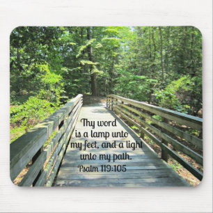 Psalm-119:105 ist Thy Wort eine Lampe… Mousepad