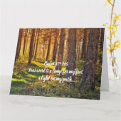 Psalm 119:105 karte (Gelbe Blume)