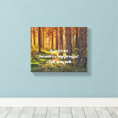Psalm 119:105 leinwanddruck (Insitu (Holzboden))