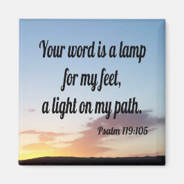 Psalm 119:105 magnet