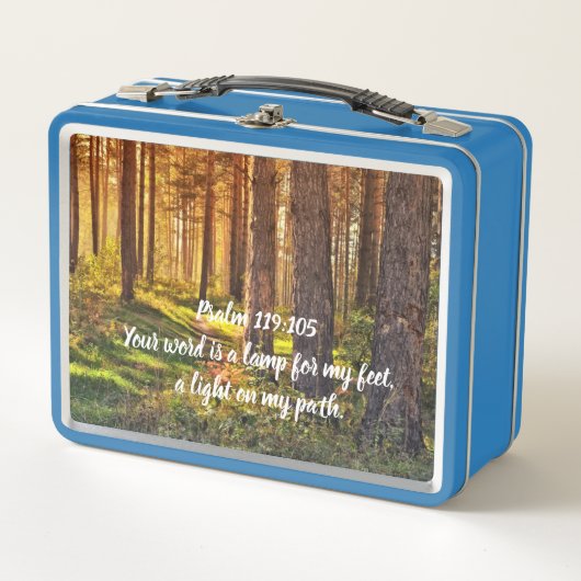 Psalm 119:105 metall brotdose (Vorderseite)
