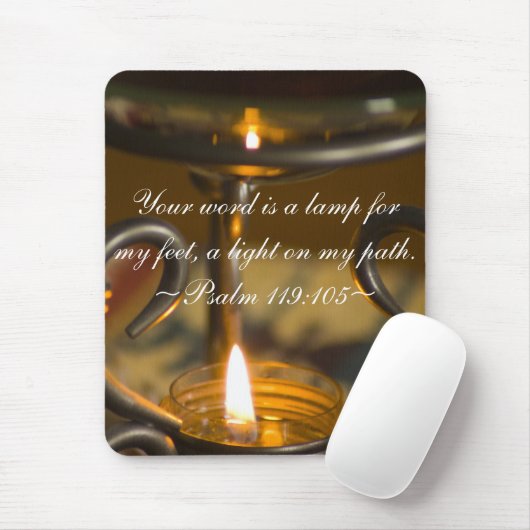 Psalm-119:105 Mousepad (Mit Mouse)