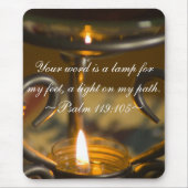 Psalm-119:105 Mousepad (Vorne)