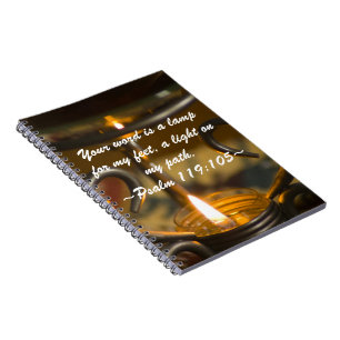 Psalm 119:105 Notebook Notizblock