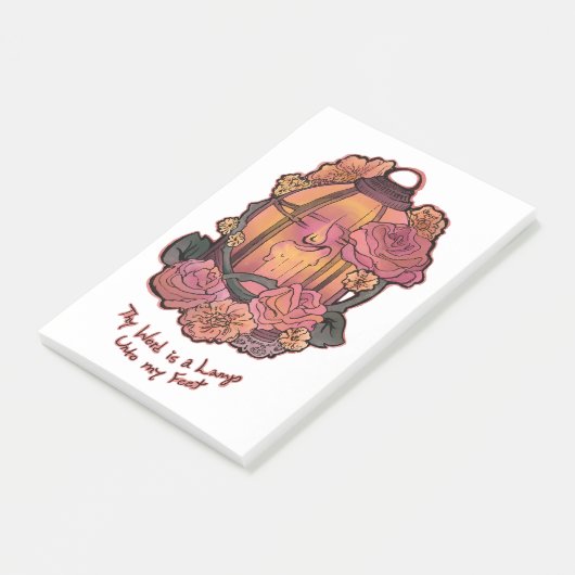 Psalm 119:105 post-it klebezettel (angewinkelt)