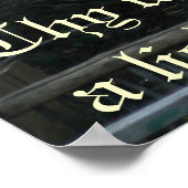 Psalm 119:105 poster (Ecke)