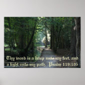 Psalm 119:105 poster (Vorne)