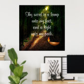 Psalm 119:105 Poster (Heimbüro)