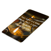 Psalm 119:105 Premium Magnet (Linke Seite)