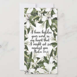 Psalm 119:11, Bibel-Vers-Lesezeichen