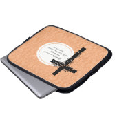Psalm 119:14 Notebook- oder Netbook Carrier Sleeve (Vorne Knopf)