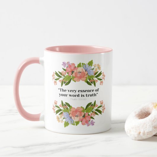 Psalm 119:160 JW 2023 Jahr Tasse (Mit Donut)