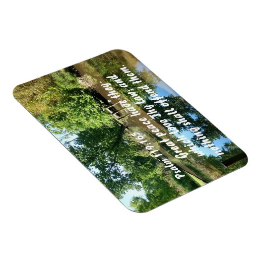 Psalm 119:165 Großer Frieden haben sie, die Liebe Magnet (Rechte Seite)