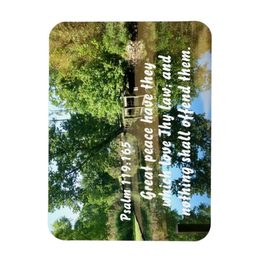 Psalm 119:165 Großer Frieden haben sie, die Liebe Magnet (Vertikal)